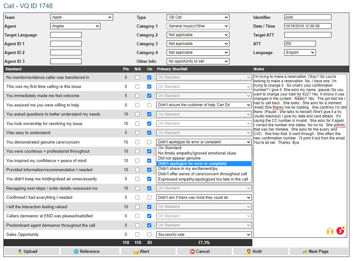 screenshot of VQ Online